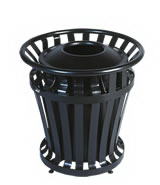 View: 4020 WeatherGard Outdoor Trash Container w/20 U.S. gal (75.7 L) BRUTE Container Rigid Liner